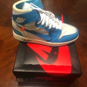 OffWhite Air Jordan 1 UNC